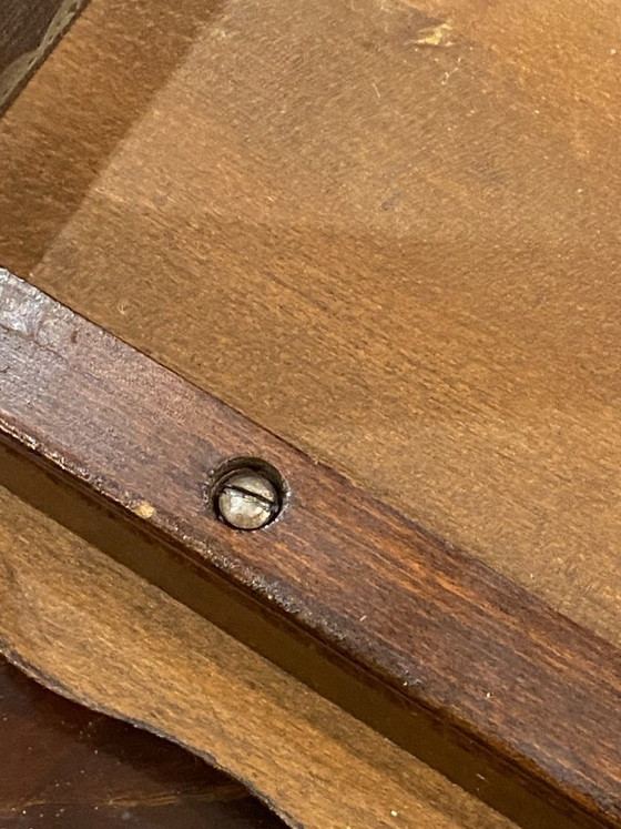 Image 1 of Ensemble de 3 tables basses gigognes rustiques style Louis XV 1950