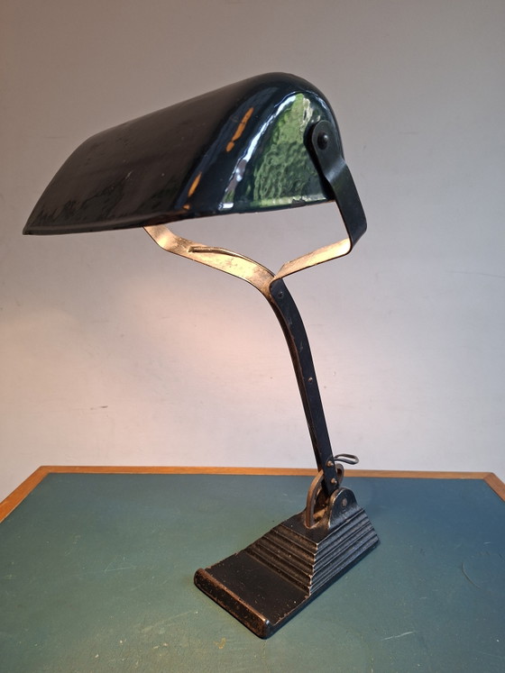 Lampe de bureau Vintage Horax, Années Trente – Cast Iron, Metal (photo 2 of 10)