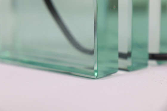 Image 1 of Set of 2 table lamps/glass objects by Giorgio Reggiori for Gallotti & Radice, 1960s, Italy