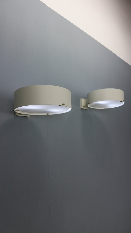 Satz von zwei Wandleuchten, Modell 288W von Bruno Gatta für Stilnovo 1959