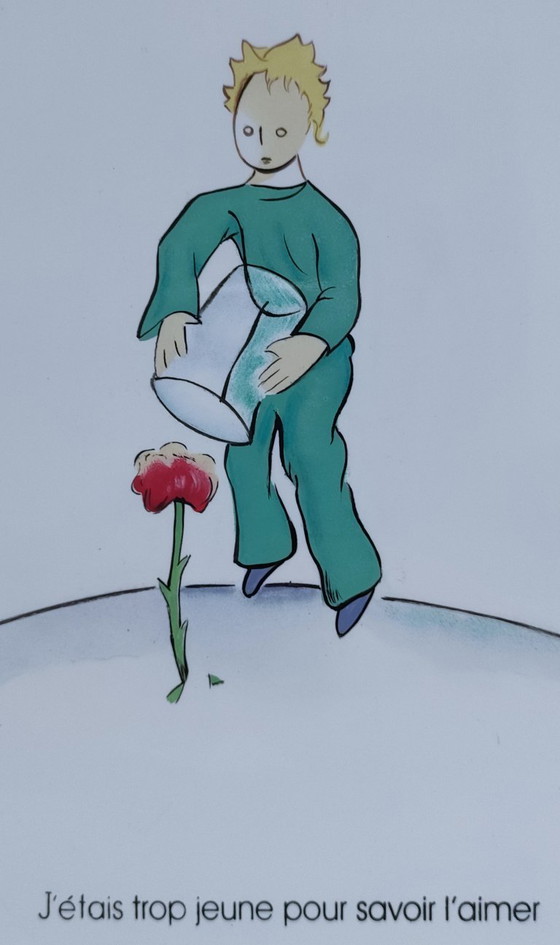 Image 1 of Tavola di legno laccata del Piccolo Principe