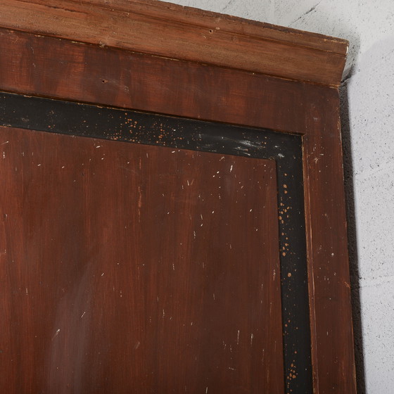 Mobile dipinto marrone italiano del XIX secolo con cornici nere – Armadi, Legno, Rustic (photo 10 of 14)