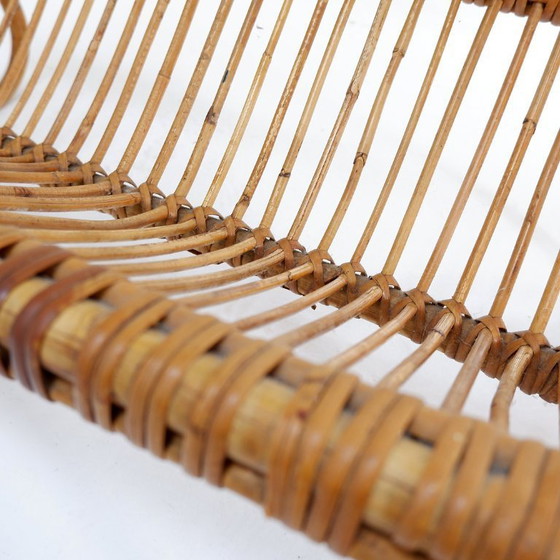 Image 1 of Portariviste vintage in rattan, Paesi Bassi, anni '60