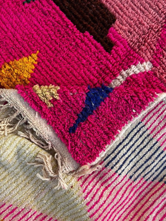 Image 1 of Colorful Moroccan Berber Rug 190x300 cm– Handwoven Boujad Wool Carpet