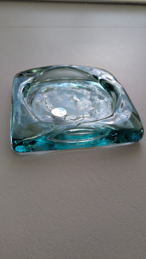 Image 1 of Vintage asbak/opbergbakje, retro glas uit de jaren 70