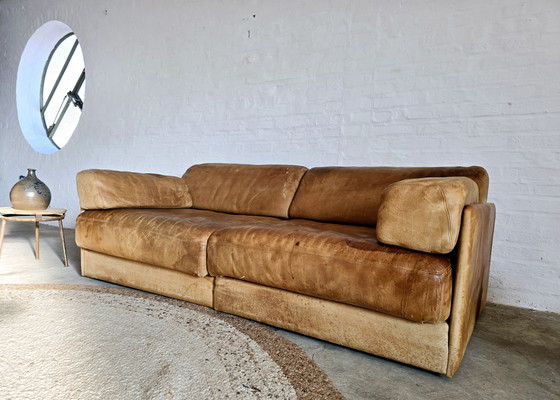 Image 1 of De Sede Modular Sofa 60s 70s Benches Sofa Couch Set Seating Group Vintage Daybed