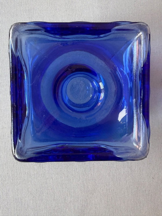 Kehrä Kobaltvase von Tamara Aladin für Riihimäen Mid Century Design – Riihimäen Lasi, Vasen, Glass (photo 4 of 5)
