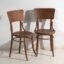 Pair of antique bentwood chairs in the Thonet style – Central Europe, circa 1920 – Dining chairs, Bauhaus (photo 10 of 40)