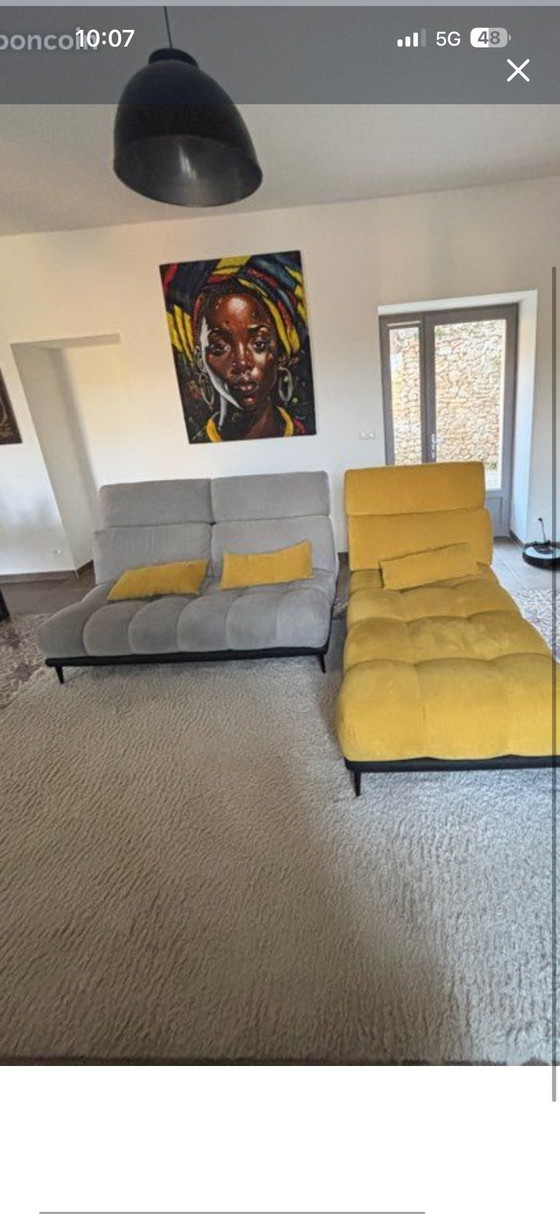 Image 1 of Divano modulare con 2 elementi separabili, marca XXL – angolare o separato