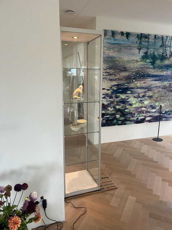 Display cabinet with lighting – Glass, Chrome (photo 2 of 5)