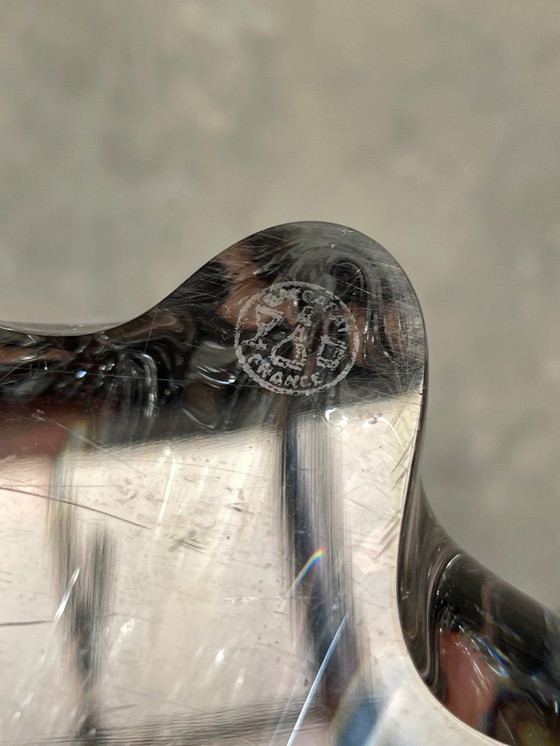 Image 1 of Vintage French Baccarat Table Lamp