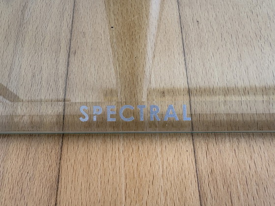 Image 1 of 2 Spectrum speaker stands stainless steel with glass base