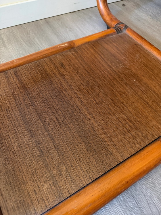 Ronde rotan salontafel Rohé – Bamboo, Rattan, Mid Century Modern (photo 6 of 8)
