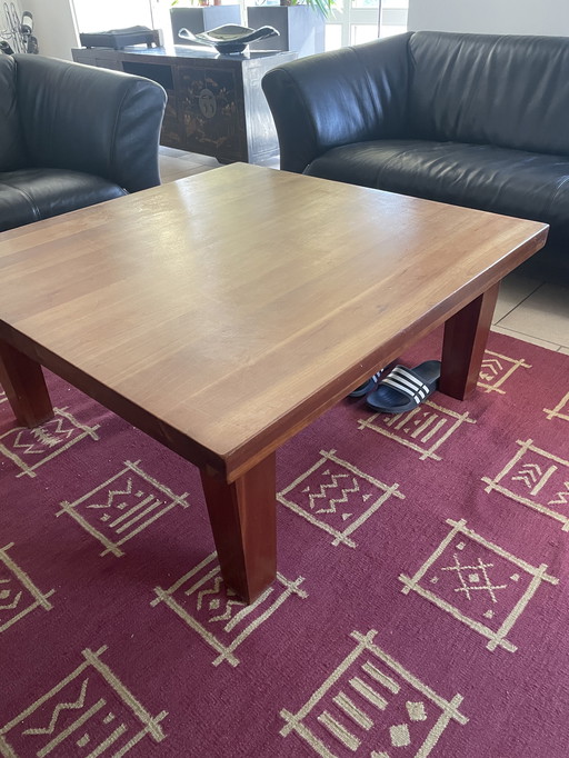 table basse en chêne massif américain