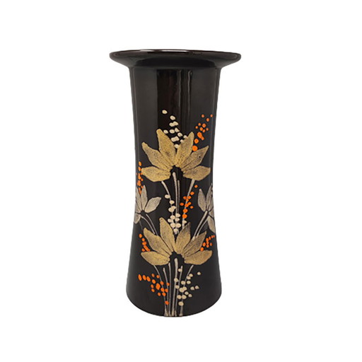 Vintage Vase aus Keramik von SIC handbemalt. Hergestellt in Italien