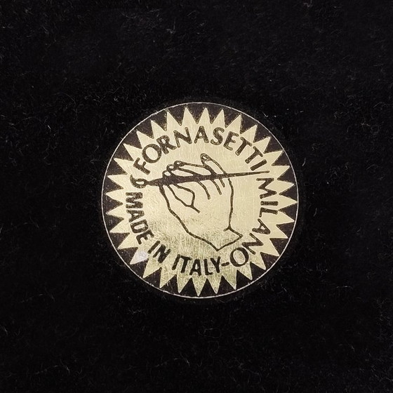 Image 1 of 2000s Astonishing Black and White Fornasetti Box signed Fornasetti. Made in Italy