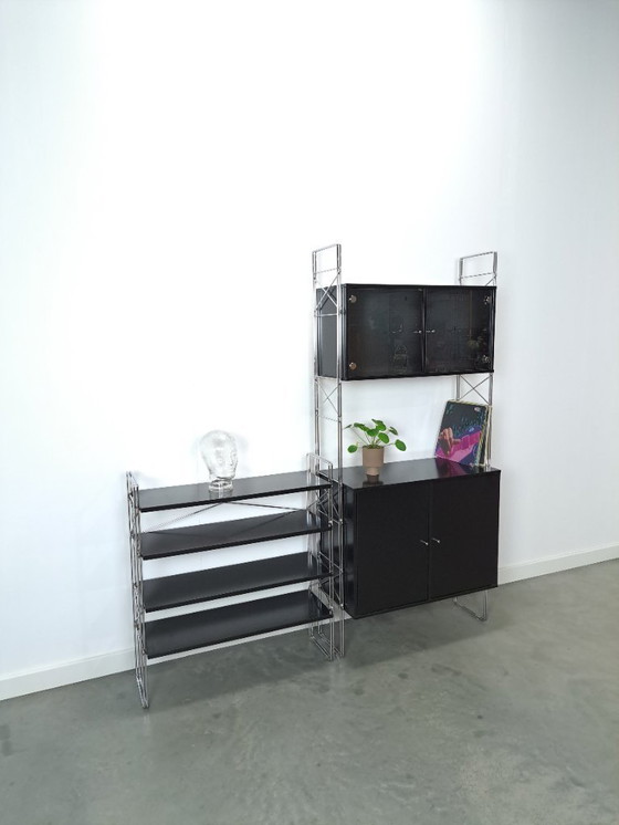 Image 1 of Ensemble d'armoires et d'étagères modulaires Denka de design danois