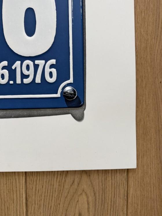 Image 1 of Art Basel poster 1976 design kunst Zwitsers Vitra Knoll Moderne kunst