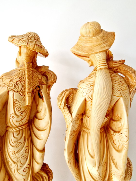 Image 1 of 2 estatuas chinas