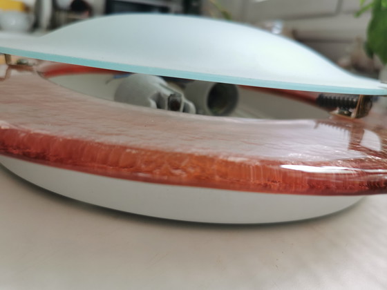 Image 1 of MURANO Large old rose wall lamp