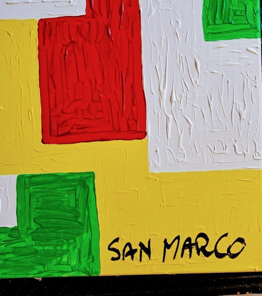 Enzo SAN MARCO - Microfundia - Tableau d'Artiste