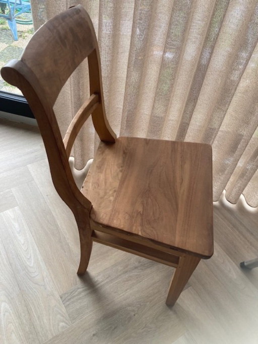 8x Teakholzstühle