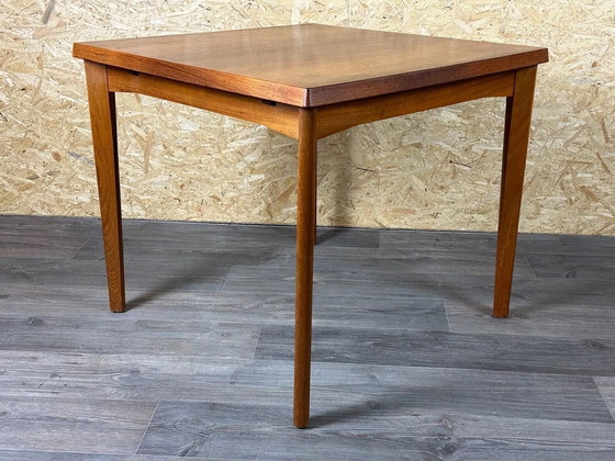 Image 1 of 60's 70's Teak Dining Table Table de salle à manger Par Burchardt-Nielsen Made In Denmark
