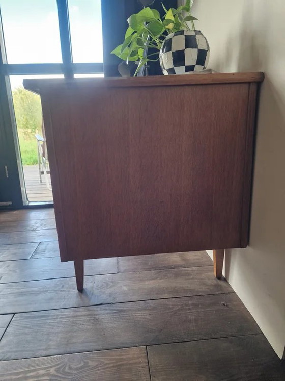 Vintage oak Desk - Eeka Meubelen - 50s/60s – Mid-Century Modern – Wood, Mid Century Modern (photo 17 of 23)