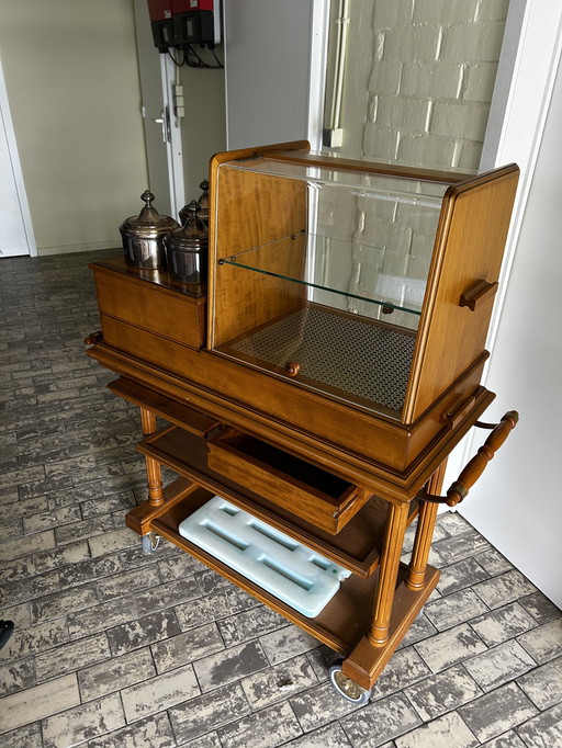 Vintage serving trolley