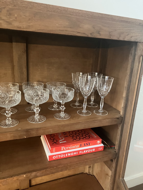 Image 1 of Wandschrank / Vitrine / Highboard im Stil der Amsterdamer Schule (Niederländisches Design)