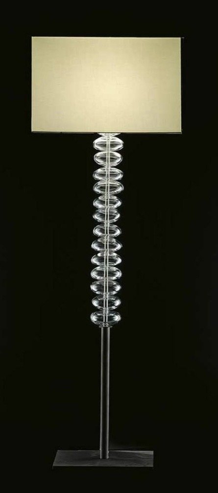 Lámpara de pie Fede Poltrona mujer – Poltrona Frau, Lámparas de pie, Glass, Metal (photo 6 of 6)