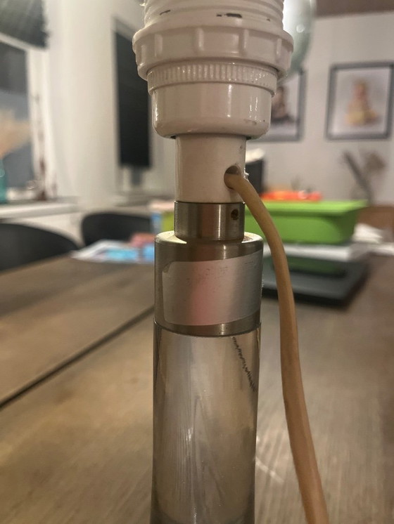 Image 1 of Holmegaard Glass Lamp "Fanfare", Royal Copenhagen, Vintage, Danish, 1980S