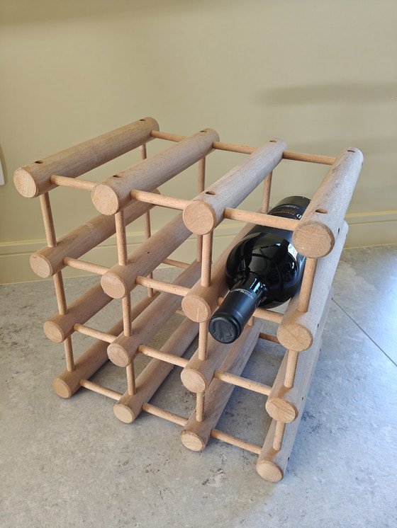 Image 1 of Casier à vin en bois conçu par Richard Nissen pour Bodum.