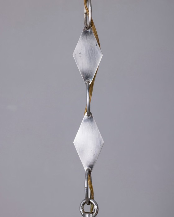 Vintage kroonluchter van Murano-glas uit de jaren 60, Italiaans design. (photo 8 of 10)