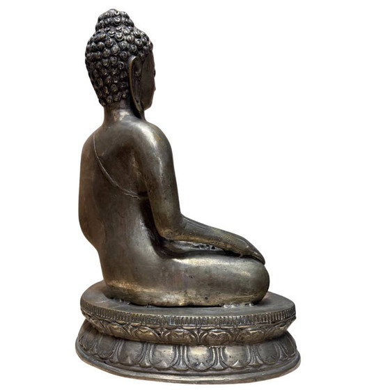 Shakyamuni Buddha aus gemischtem Metall, 19. Jahrhundert – Bildhauerei, Brass (photo 4 of 10)