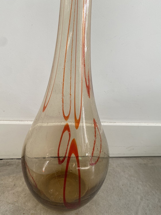 Image 1 of Jarrón XL soplado a mano - Murano glass - vidrio ahumado