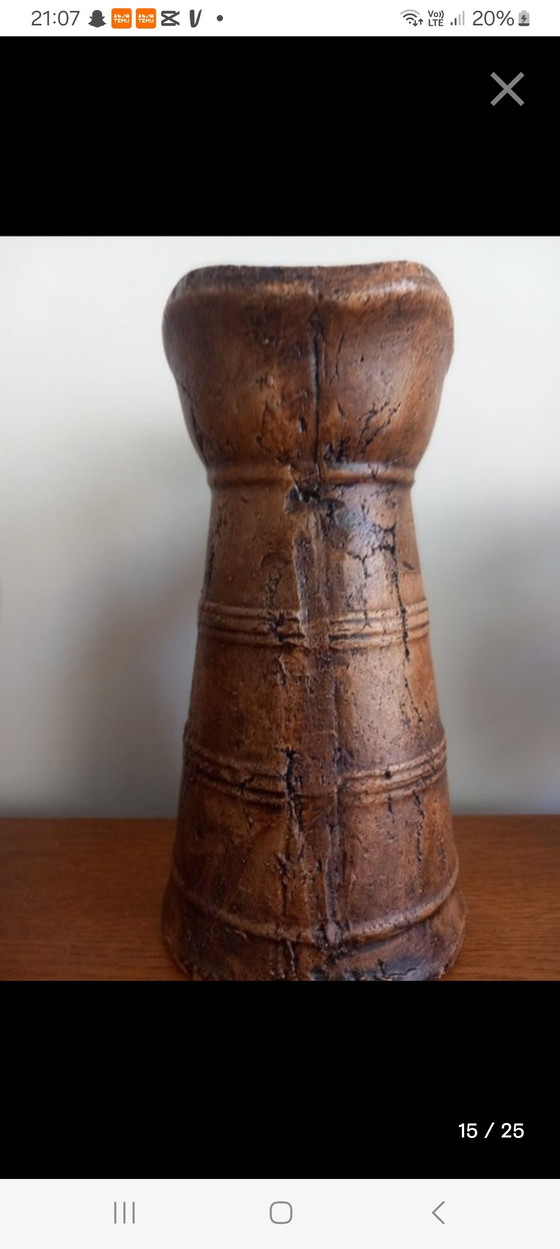 Image 1 of Monastic Reserve Pitcher, Spain, 19th Century - Institutional Markings J.M."