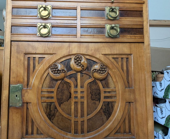 Image 1 of Antique buffet cabinet Art Nouveau/Deco