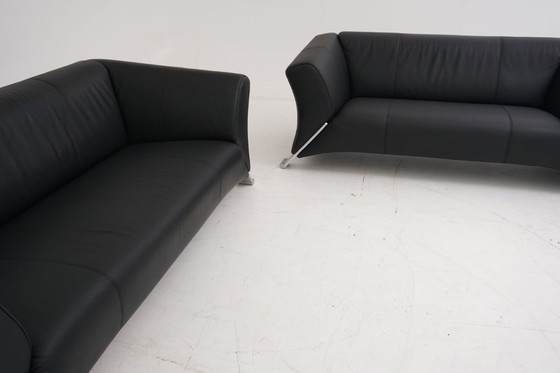 Image 1 of Rolf Benz 322 Garnitur Couch Sofa Dreisitzer Zweisitzer Leder Tisch 5021