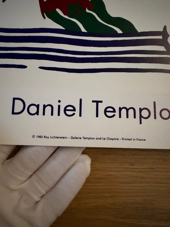 Image 1 of Roy Lichtenstein (1923-1997),  Brushstroke Still Life With Apple, 1983, copyright 1983 Roy Lichtenstein-Galerie Templon and Le C