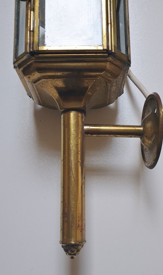2 lanterne antiche lampade da carrozza lampade da esterno – Applique, Ottone (photo 14 of 27)
