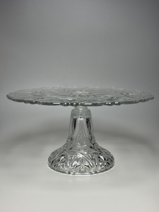 Image 1 of Val Saint Lambert - Alzata per torte - "LUCRÉCE" - 1913