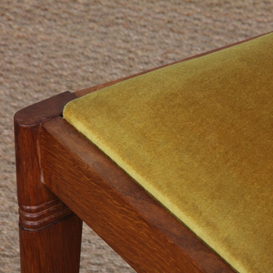 Image 1 of Set van 4 stoelen, Frans werk uit de jaren 1950.