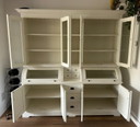Witte grutterskast/ apothekers kast