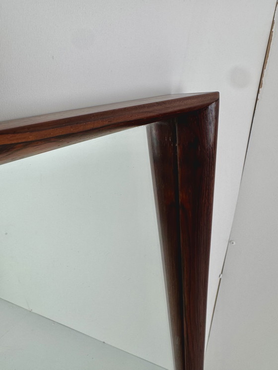 Image 1 of Specchio da parete in palissandro danese