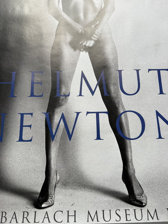 Image 1 of Helmut Newton Original exhibition poster Starck Memphis Togo Loft