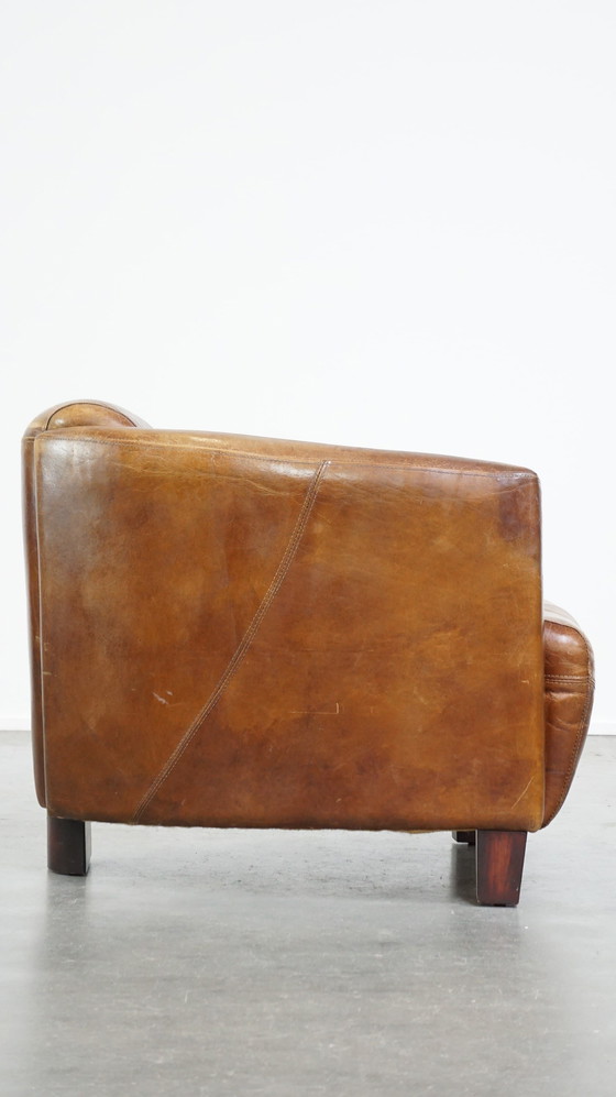 Image 1 of Beef Leather Aviator Armchair/ Armchair