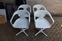 Space age dining set by Konrad Schäfer for Lübke, 1960s 