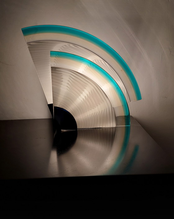 Image 1 of Murano wandlamp uit het midden van de 20e eeuw van Leucos