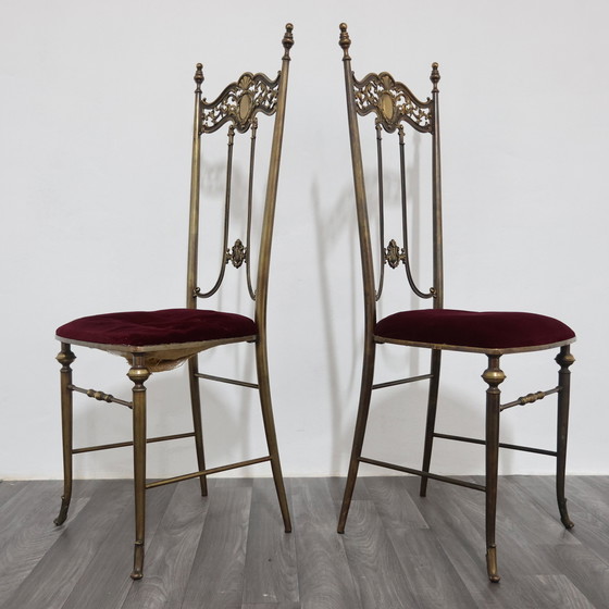 Image 1 of Pair of Pier Luigi Colli Style Mid-Century Design Chairs from the 1950s